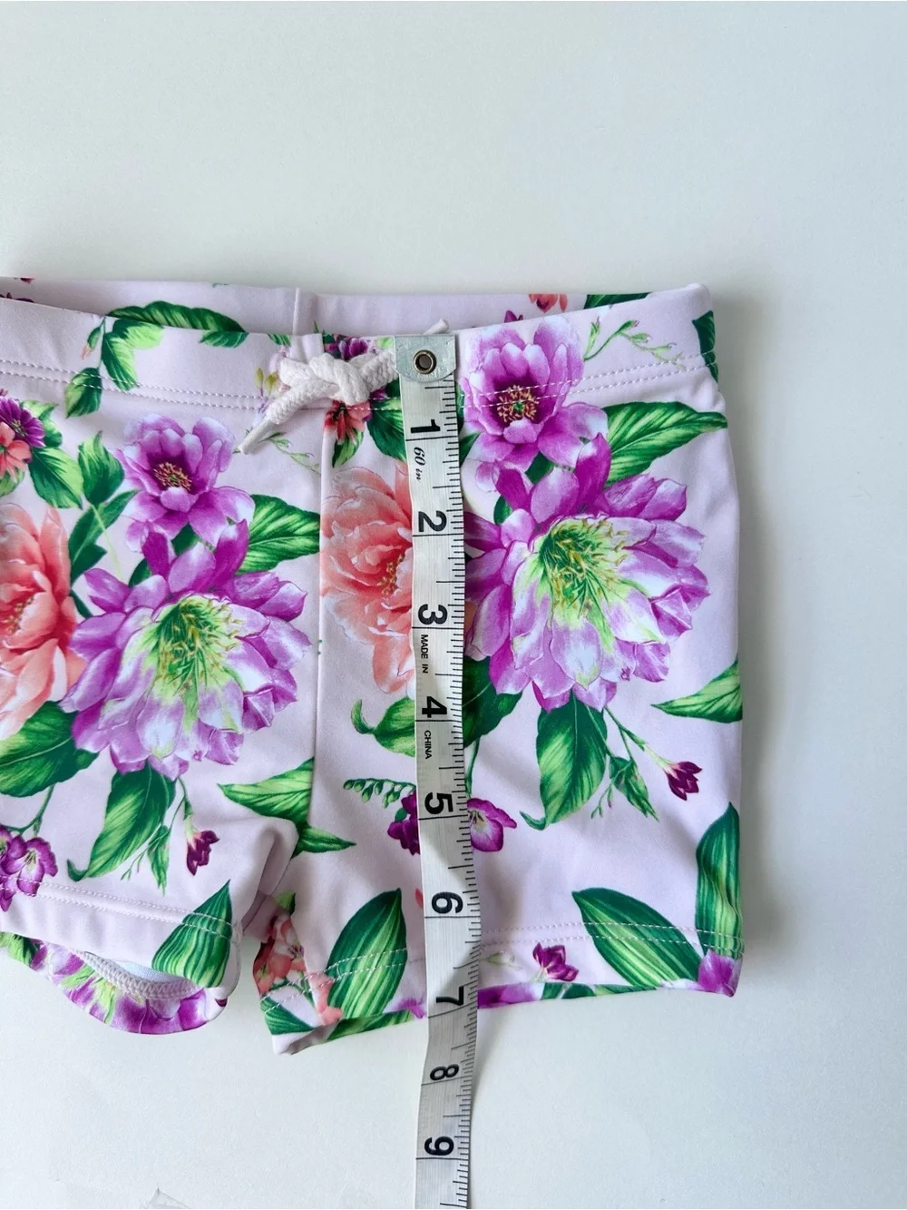 Janie and Jack Floral Euro Swim Shorts